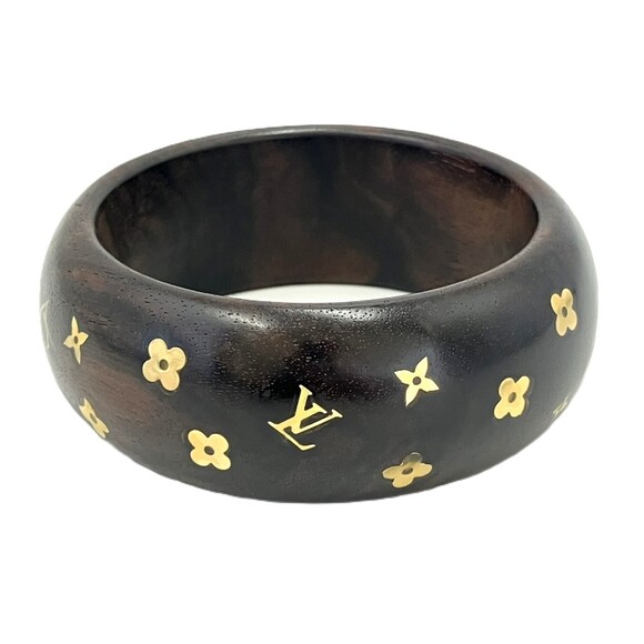 LOUIS VUITTON Jewelry - Louis Vuitton Bracelet Sylvania Wood Bangle Brown M65939 LOUIS VUITTON